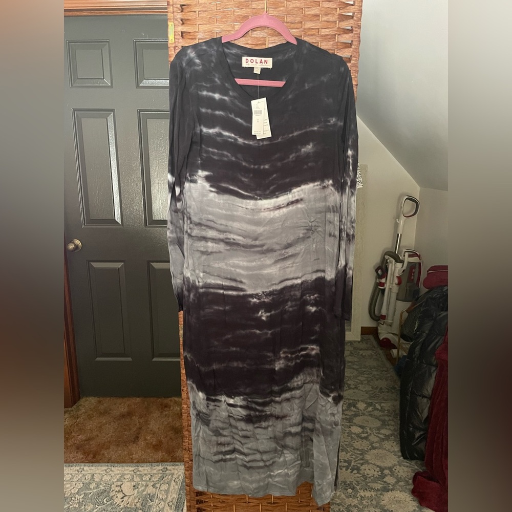 Anthropologie Ombre Watercolor tie dye Dress